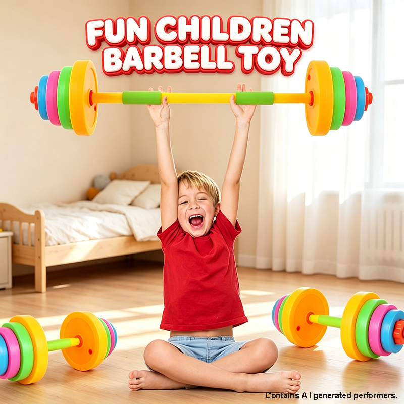 Sports Equipment For Kids - Ensemble d'haltères et de barres réglables