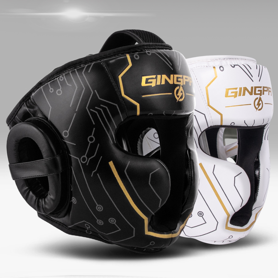 Sports Equipment For Kids - Casque de boxe en Pu entièrement